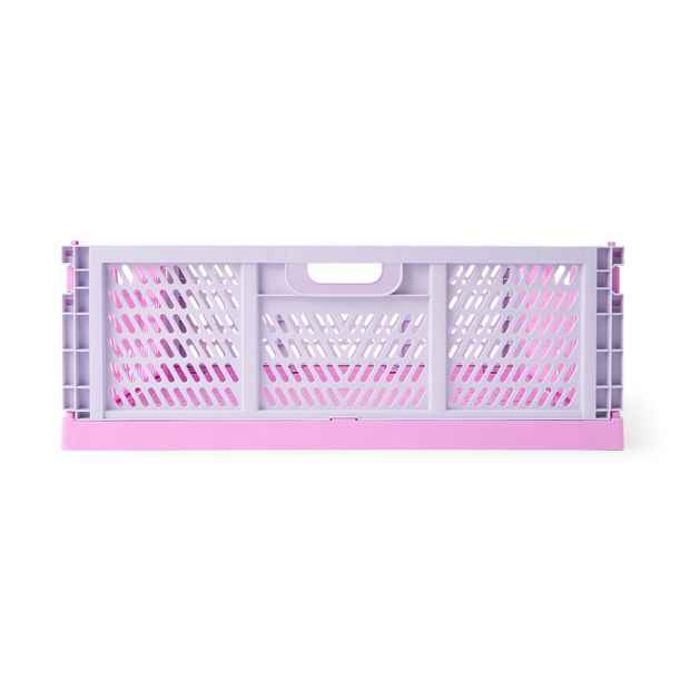 Anko 30L Collapsible Crate - Large, Pink