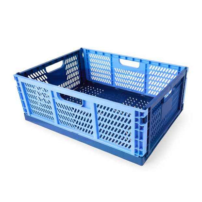 Anko 30L Collapsible Crate - Large, Blue