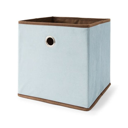 Collapsible Storage Cube, Blue - Anko