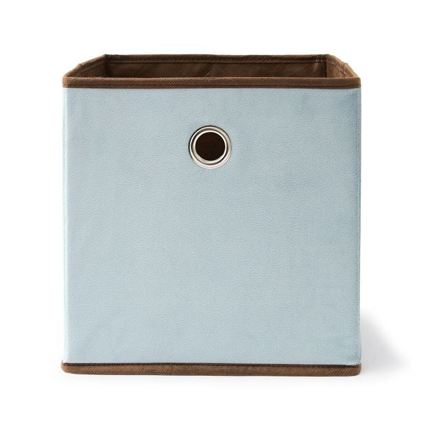 Collapsible Storage Cube, Blue - Anko