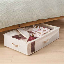 Anko Linen Look Underbed Collapsible Box - Beige