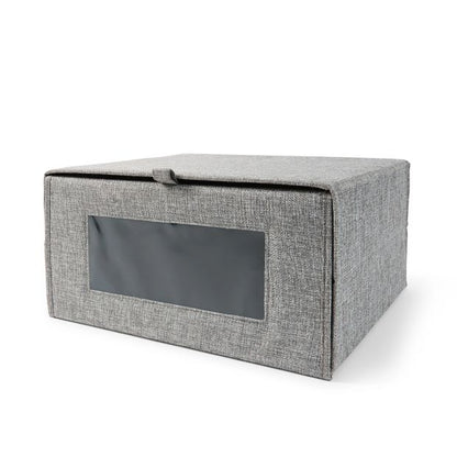 Anko Linen Look Clothing Storage Box - Charcoal