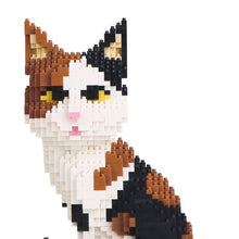 1158 Piece Mini Blocks Animal Series: Calico Cat