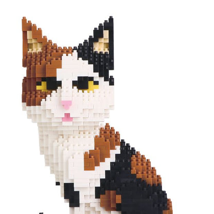 1158 Piece Mini Blocks Animal Series: Calico Cat
