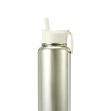 Anko 960ml Chrome Double Wall Insulated Cylinder Drink Bottle