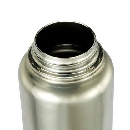 Anko 960ml Chrome Double Wall Insulated Cylinder Drink Bottle