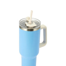 Large Blue Insulated Tumbler with Handle 1.18L