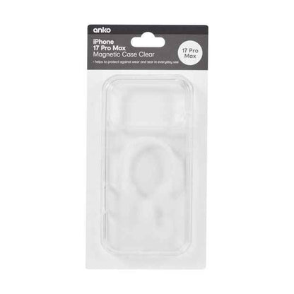 iPhone 17 Pro Max Magnetic Case, Clear - Anko