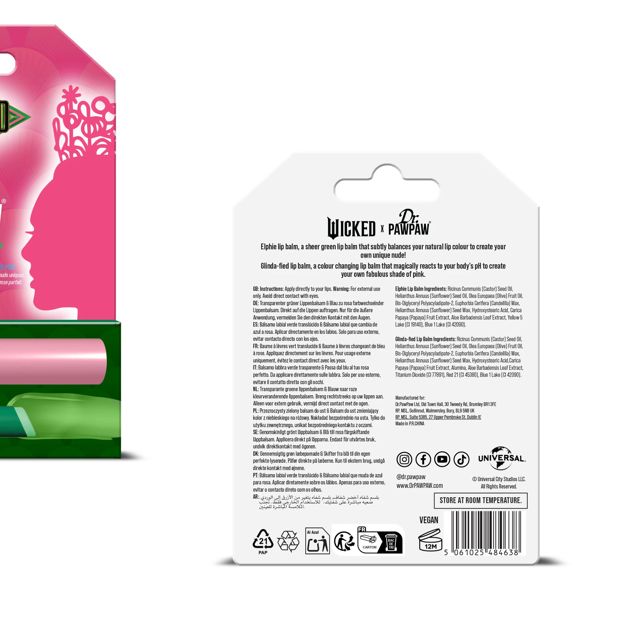 Dr PAWPAW Wicked Lip Balm Duo Set - Elphie and Glinda