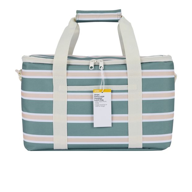 Anko Stripe Extra Large Insulated Lunch Bag