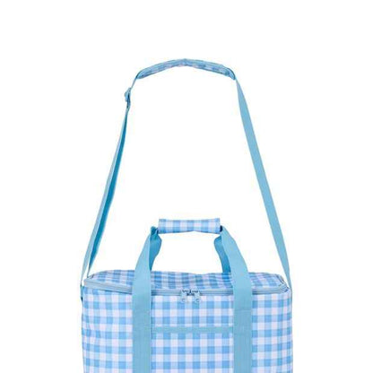 Extra Large Insulated Lunch Bag - Check Pattern