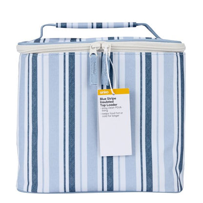 Anko Blue Stripe Insulated Top Loader