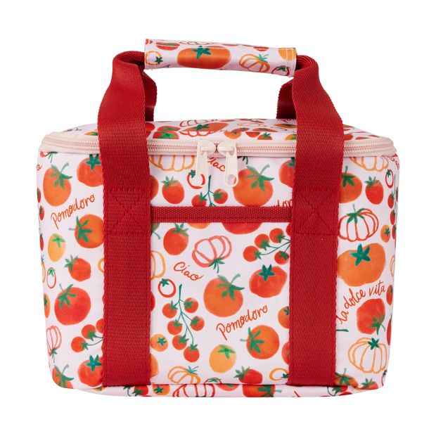 Tomato Print Twin Handle Lunch Bag