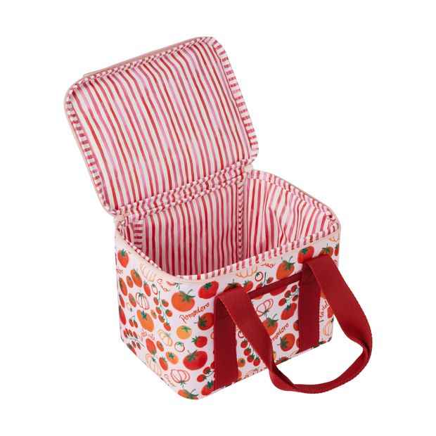 Tomato Print Twin Handle Lunch Bag