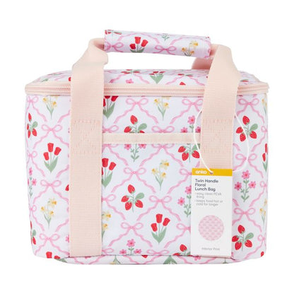 Anko Floral Twin Handle Lunch Bag