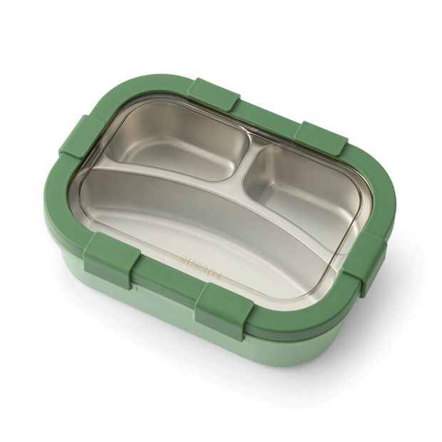Anko 650ml Green Stainless Steel Lunch Box