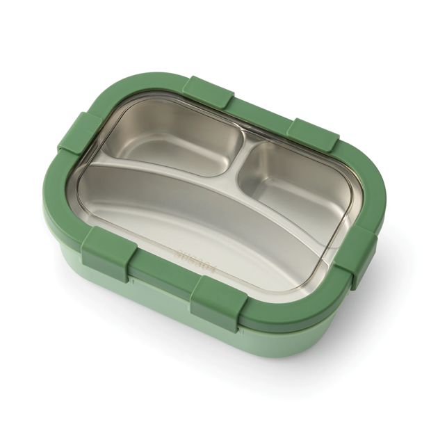 Anko 650ml Green Stainless Steel Lunch Box