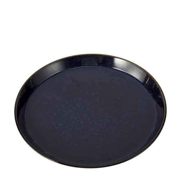 Blue Ceramic Dinner Plate