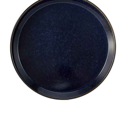 Blue Ceramic Dinner Plate