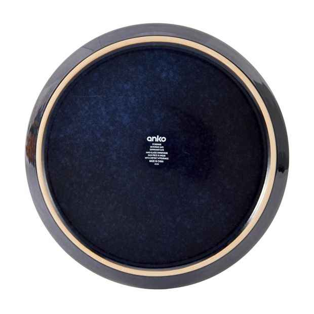 Blue Ceramic Dinner Plate