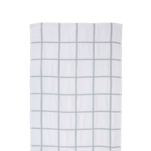 Anko 4 Pack Green Linear Terry Tea Towels