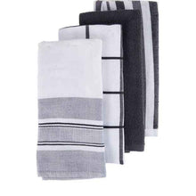 4 Pack Grey Terry Tea Towels