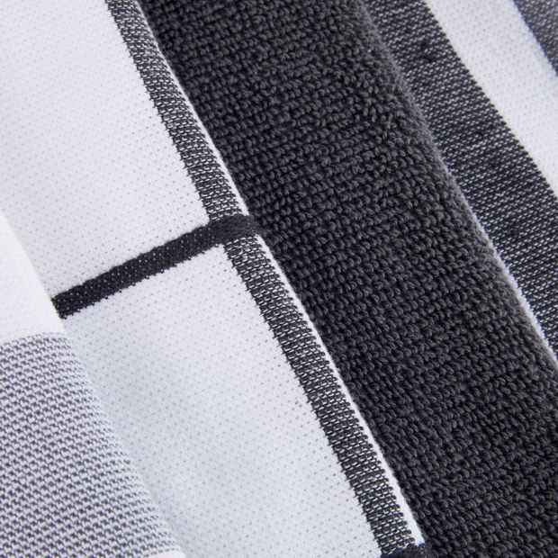 4 Pack Grey Terry Tea Towels