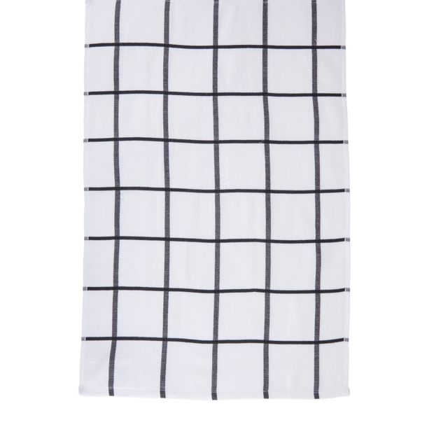Anko 4 Pack Grey Linear Terry Tea Towels