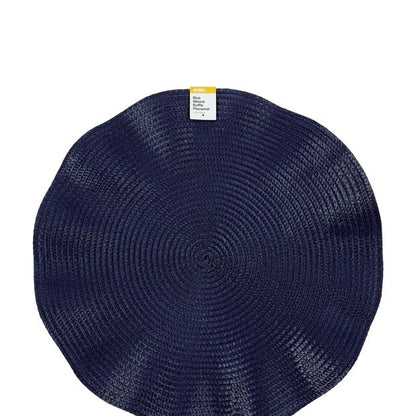 Anko Blue Weave Ruffle Placemat
