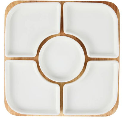 White Sectional Serve Set - Anko