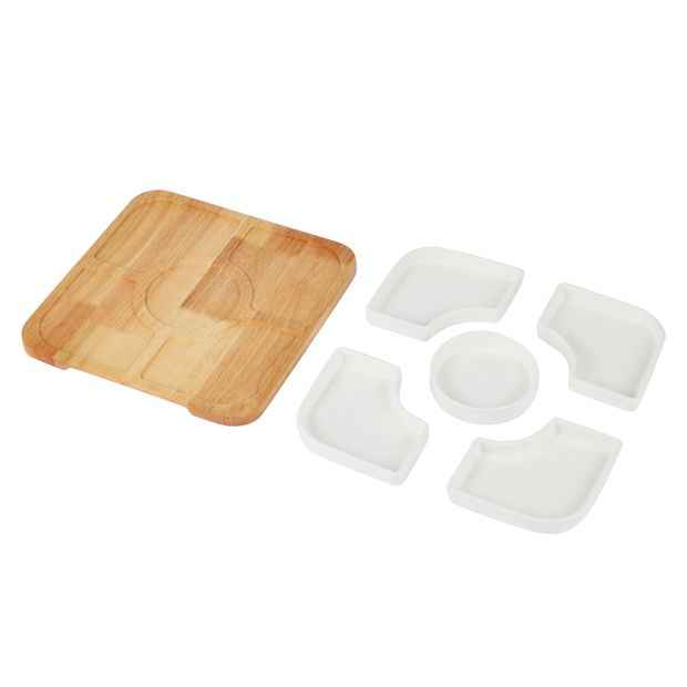White Sectional Serve Set - Anko