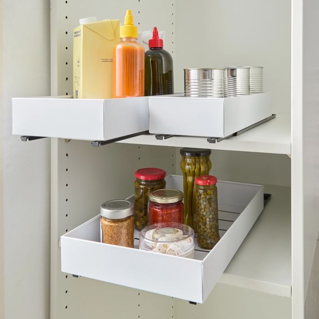 Anko Set of 3 Pull-Out Drawers - White
