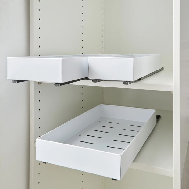 Anko Set of 3 Pull-Out Drawers - White