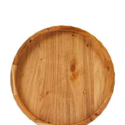 Resin Striped Serving Tray
