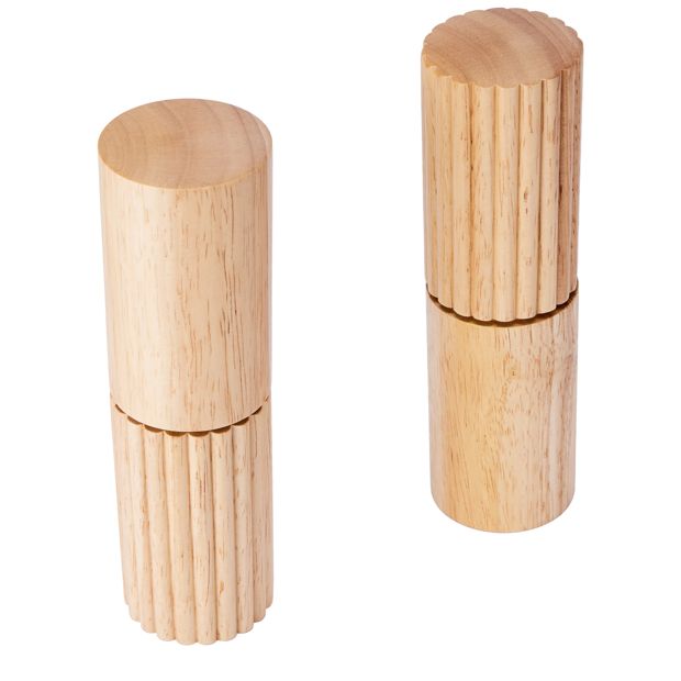 Anko 2 Pack Blonde Salt and Pepper Grinders