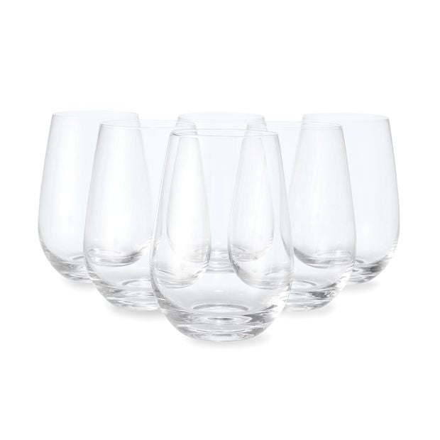 Anko 6 Vino Stemless Glasses