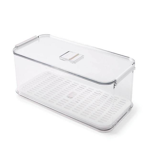 Anko 6L Fridge Storage - Clear and White