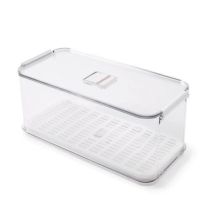Anko 6L Fridge Storage - Clear and White