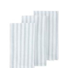 Cotton Tea Towels - Basket Weave Design - Navy - 3 Pack