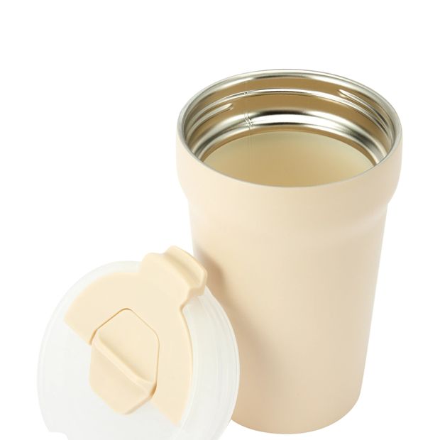 350ml Ceramic Coating Coffee Cup, Cream - Anko