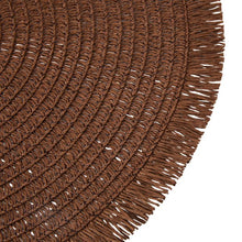 Anko Mocha Fringed Placemat