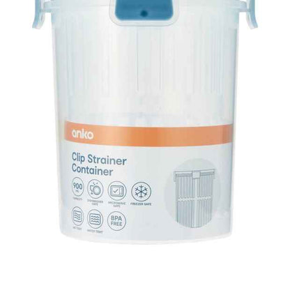 Clip-On Strainer Food Storage Container