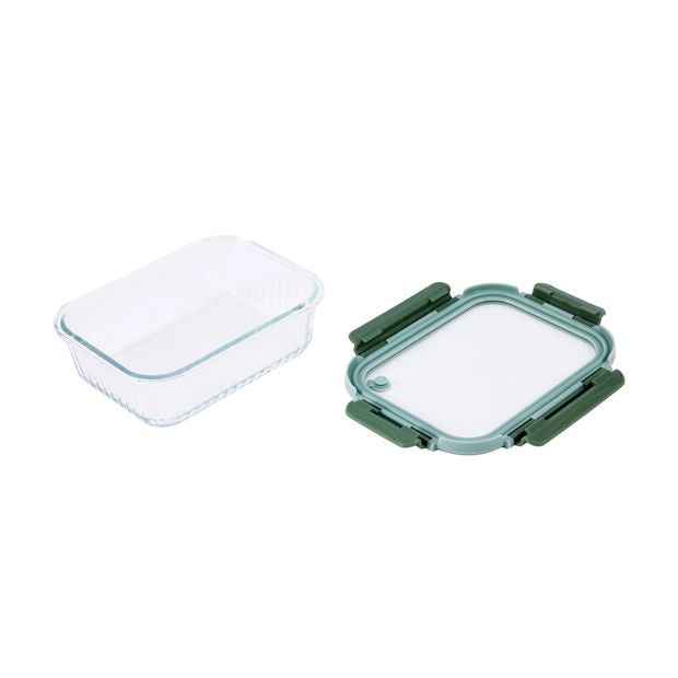 Anko Set of 3 1L Glass Food Storage Containers