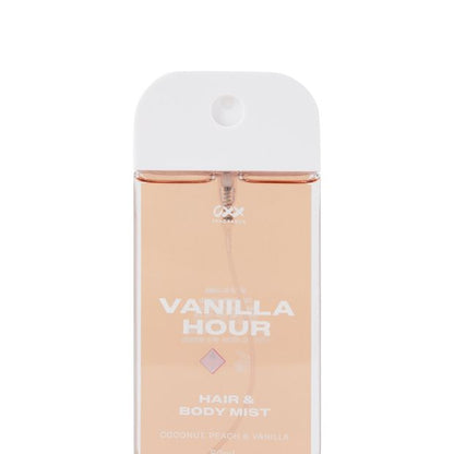 OXX Fragrance Vanilla Hour Hair and Body Mist 80ml - Coconut, Peach and Vanilla