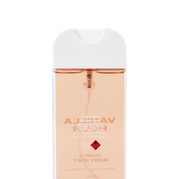 OXX Fragrance Vanilla Hour Hair and Body Mist 80ml - Coconut, Peach and Vanilla