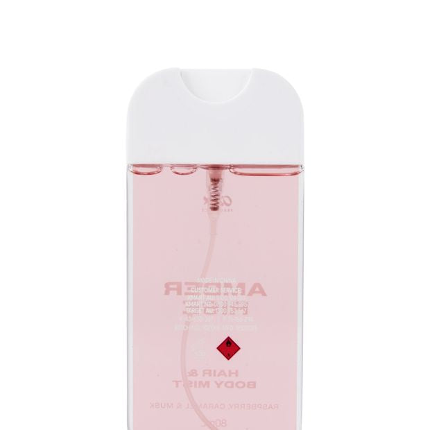 OXX Fragrance Amber Rise Hair and Body Mist 80ml - Raspberry, Musk and Caramel