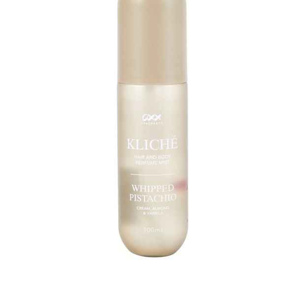 OXX Fragrance Multi Whipped Pistachio Hair and Body Perfume Mist 100ml, Cream- Almond and Vanilla