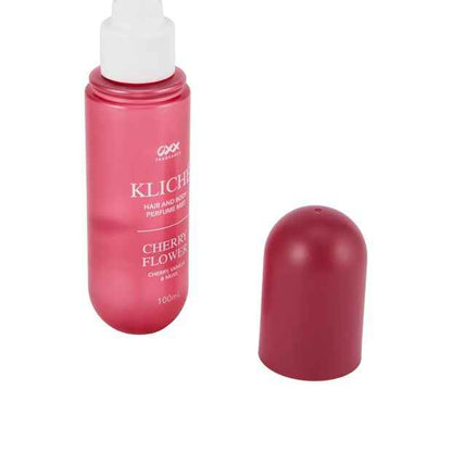 OXX Fragrance Multi Cherry Flower Hair and Body Perfume Mist 100ml, Cherry- Vanilla and Musk