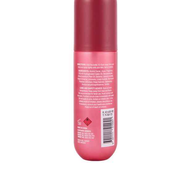 OXX Fragrance Multi Cherry Flower Hair and Body Perfume Mist 100ml, Cherry- Vanilla and Musk