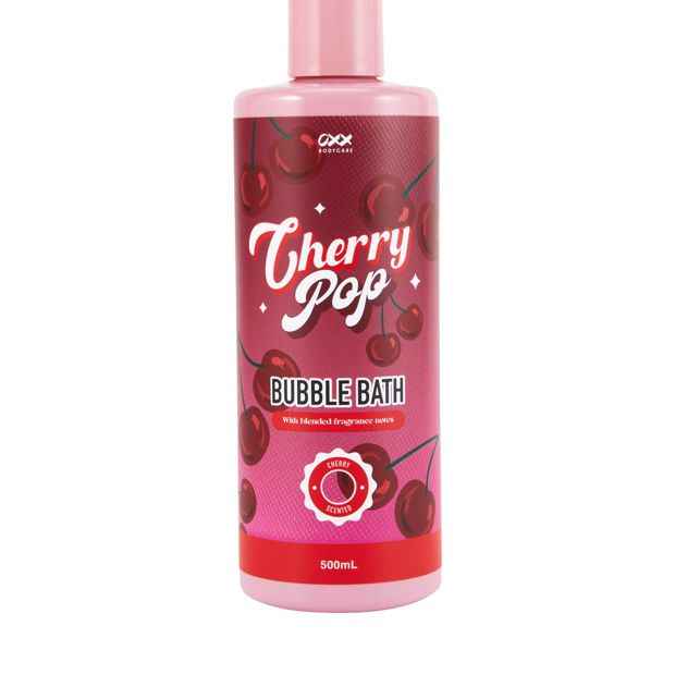 OXX Bodycare Cherry Pop Bubble Bath 500ml - Cherry Scented